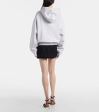 Jacquemus Corto logo cotton fleece hoodie
