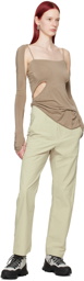 POST ARCHIVE FACTION (PAF) Beige 6.0 Right Trousers