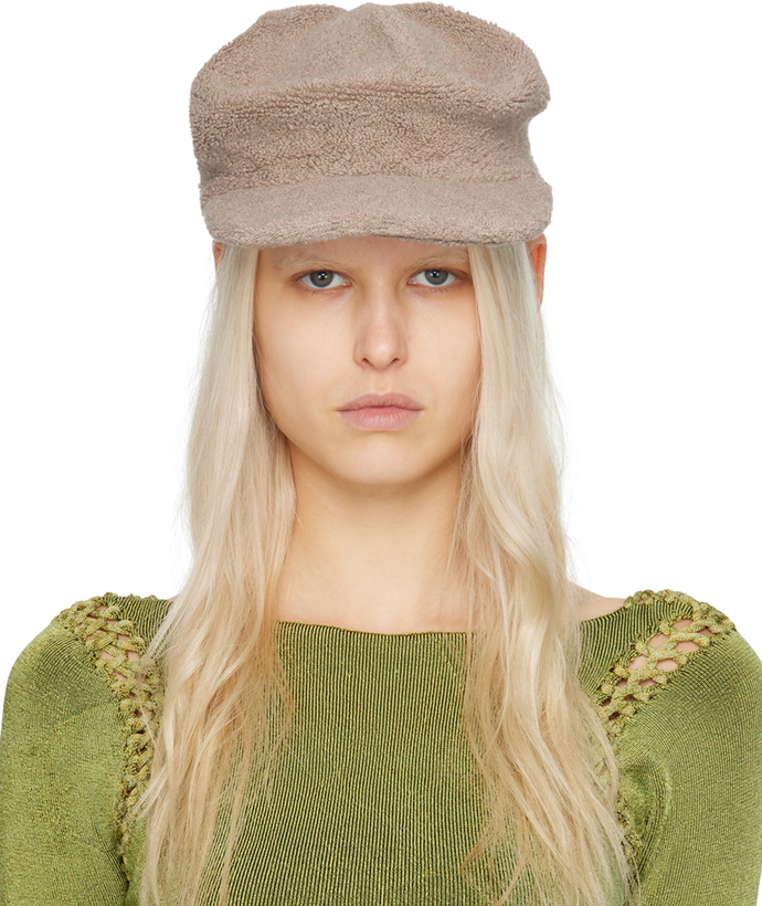 Photo: Isa Boulder SSENSE Exclusive Taupe Cap