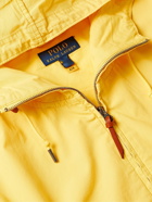 POLO RALPH LAUREN - Colt Logo-Embroidered Cotton Hooded Jacket - Yellow