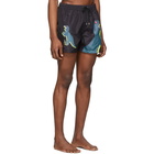 Paul Smith Black Dino Classic Swim Shorts