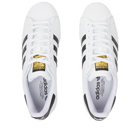 Adidas Men's Superstar Sneakers in White/Black