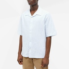 NN07 Men's Ole Vacation Shirt in Blue Stripe