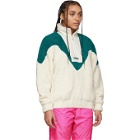 MISBHV Off-White and Blue The Europa Fleece Jacket
