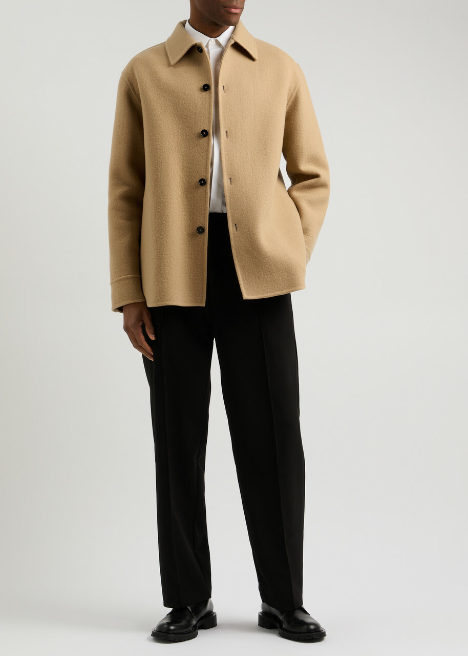 Jil Sander Wool Jacket Beige Jil Sander