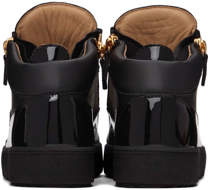 Giuseppe Zanotti Black May London High Sneakers