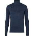Phenix - Beat Mélange Stretch-Jersey Half-Zip Ski Base Layer - Blue