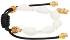 Versace Black & Gold Shell Bracelet