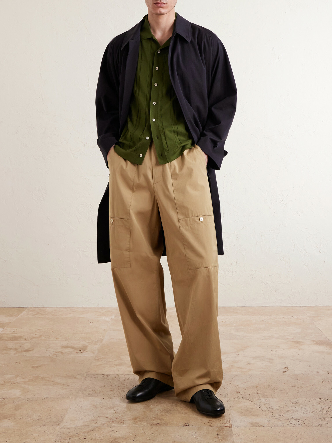 PIACENZA 1733 - Knitted Cotton Shirt - Green