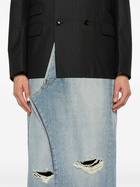 JUNYA WATANABE - Coat With Contrasting Inserts