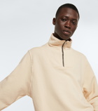 Les Tien - Cotton jersey half-zip sweatshirt