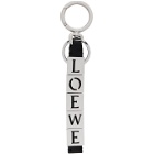 Loewe Black Logo Charm Keychain