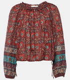 Ulla Johnson Silva printed cotton-blend blouse