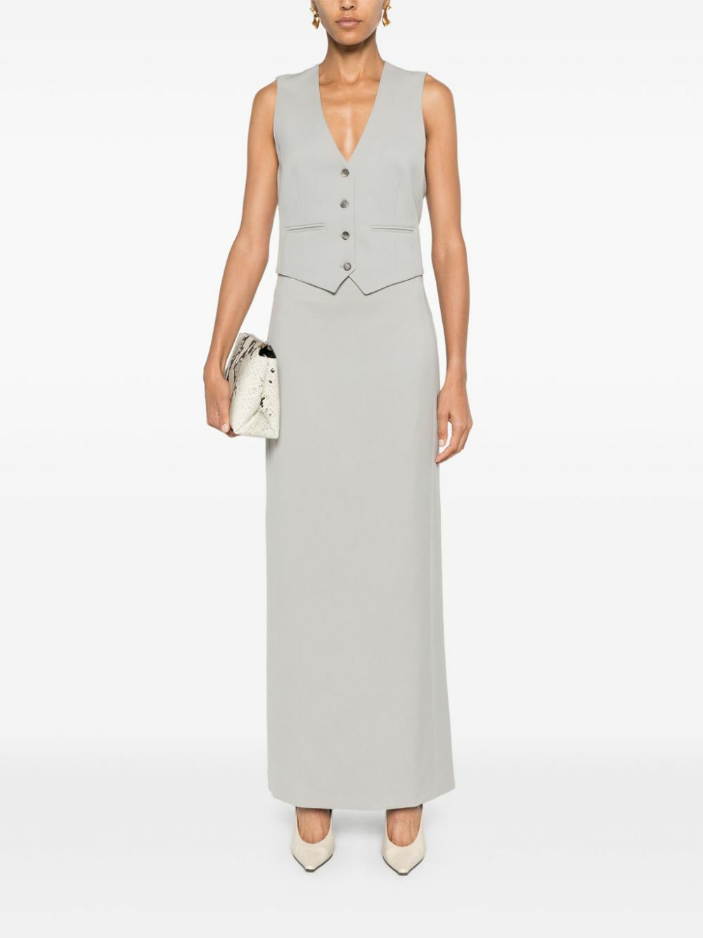 WARDROBE.NYC Straight Maxi Skirt