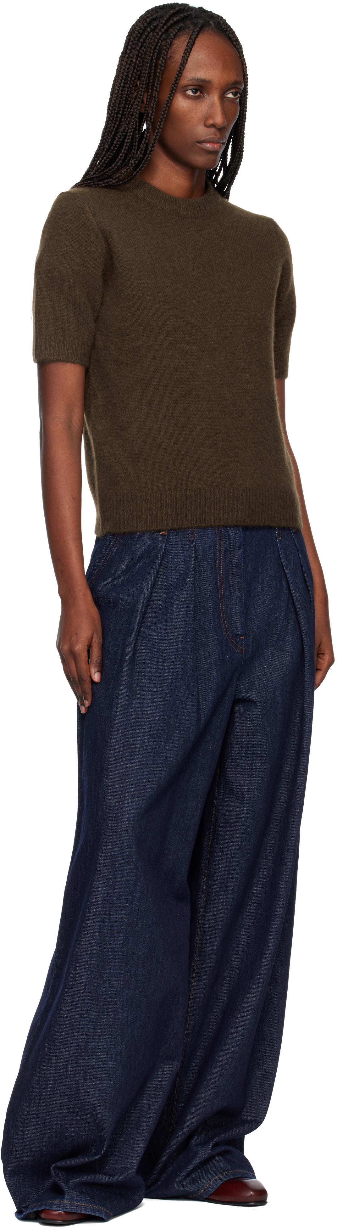 arch4 Brown Giselle Crewneck Sweater