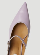 Reike Nen Pointed Mary Jane Kitten Heel Mules