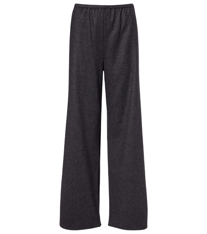 Photo: Asceno Austin wool and cashmere wide-leg pants