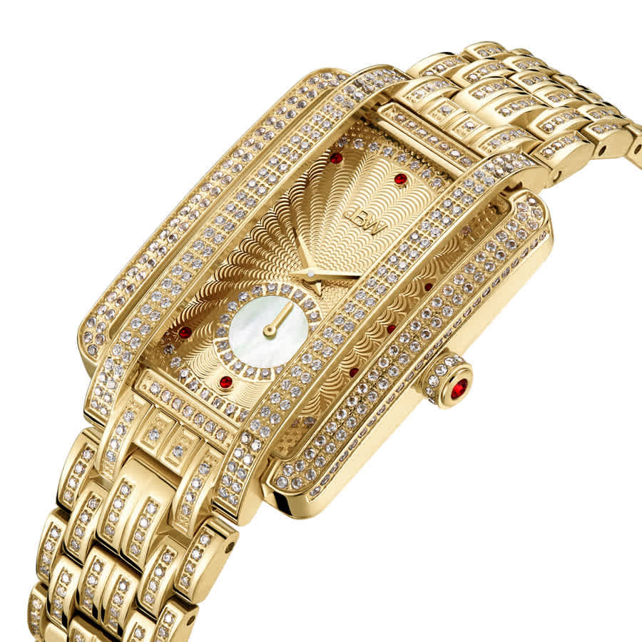 JBW Platinum Series Diamond Gold-tone Dial Ladies Watch PS505A