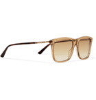 Gucci - D-Frame Acetate and Gold-Tone Sunglasses - Beige