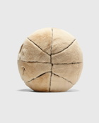 Market Smiley Sherpa Basketball Pillow Beige - Mens - Home Deco