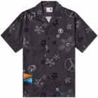 Men's AAPE & Peace Vacation Shirt in Black