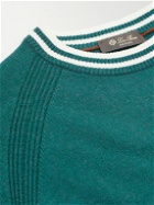 Loro Piana - Wallace Striped Cashmere Sweater - Blue