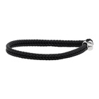 Bottega Veneta Black Braided Bracelet