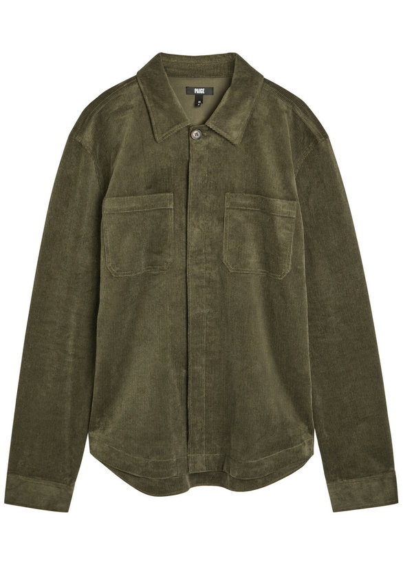 Photo: Paige Jace Corduroy Overshirt Khaki