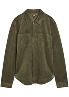 Paige Jace Corduroy Overshirt Khaki