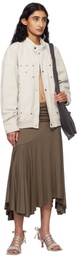 Gimaguas Brown Fortuna Midi Skirt