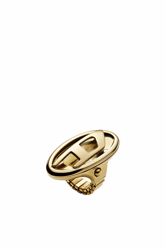 Photo: Diesel D-Era gold-tone stainless steel ring watch - Timeframes Womens in Gold