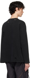 Professor.E Black Destroyed T-shirt