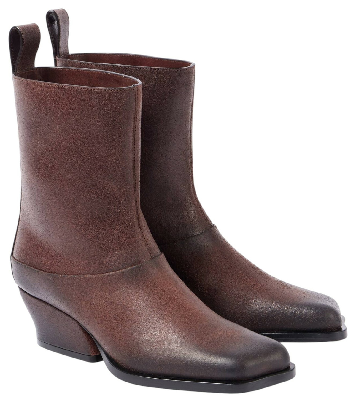 Loewe Onda 45 leather booties Loewe