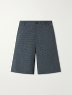 Paul Smith - Checked Wool-Blend Seersucker Shorts - Gray