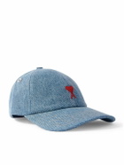 AMI PARIS - Logo-Embroidered Denim Baseball Cap