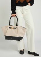 Demellier The New York Grained Leather Tote bag - Black And White - One Size