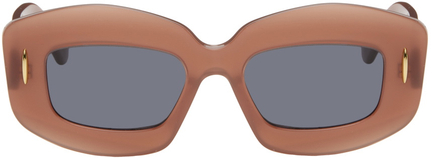 Loewe - Retro Screen Sunglasses - Shiny Khaki - Loewe