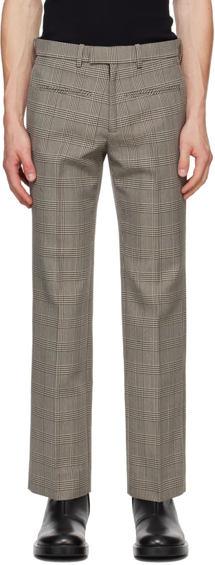 Photo: Courrèges Brown Heritage Prince Of Wales Trousers