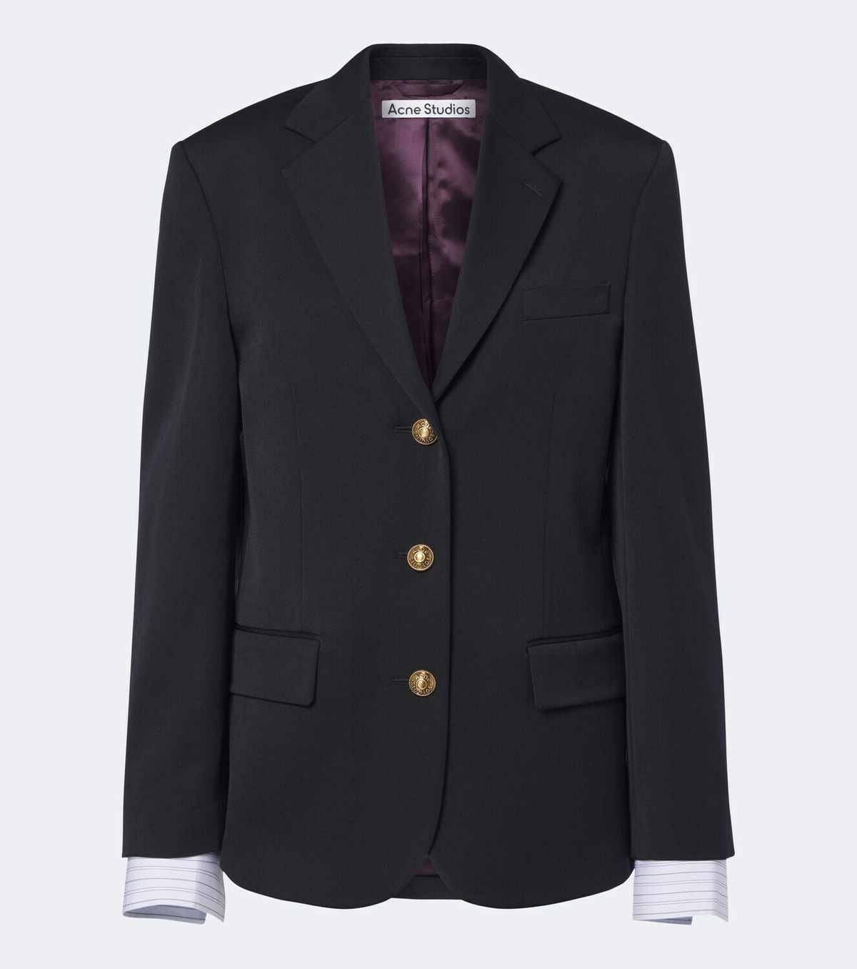 Acne Studios Layered wool blazer