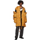 Undercover Orange Printed Rain Coat