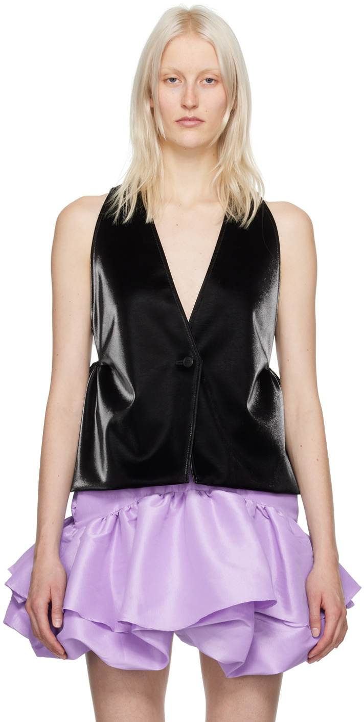 Kika Vargas Black Patsy Vest