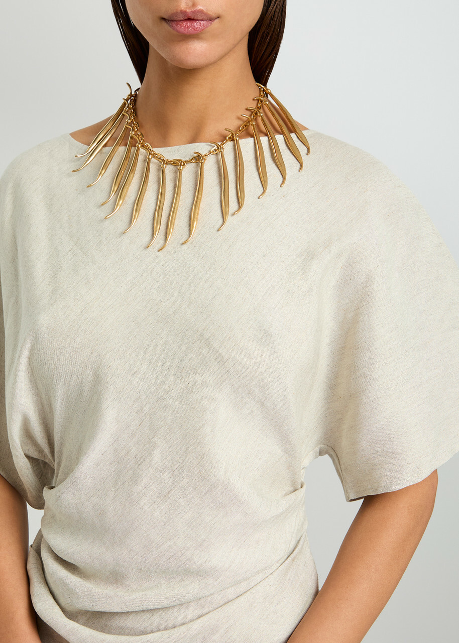 Jacquemus Le Collier Haricots Necklace - Gold - One Size