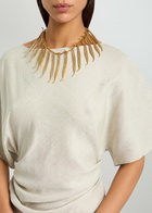 Jacquemus Le Collier Haricots Necklace - Gold - One Size