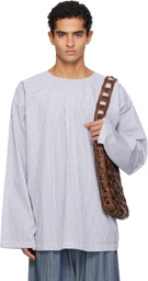 SC103 White & Navy Radar Shirt
