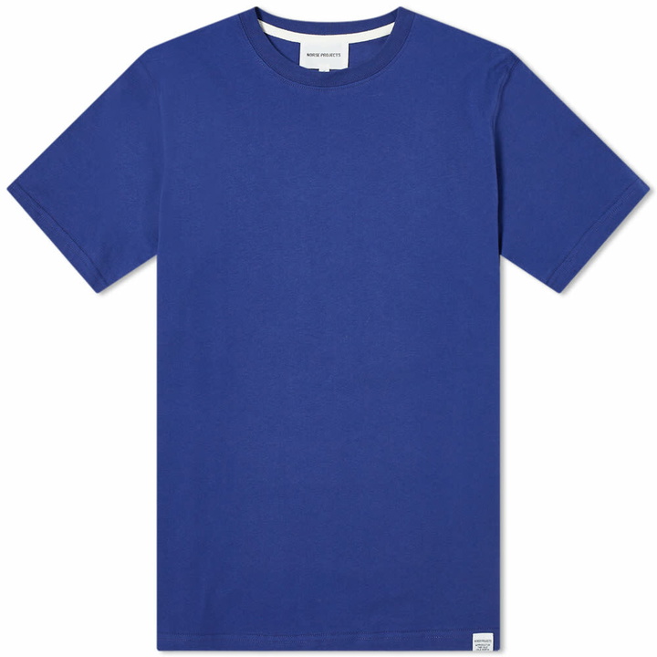 Photo: Norse Projects Men's Niels Standard T-Shirt in Ultra Marine