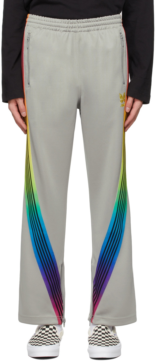 Needles Grey AWGE Edition Rainbow Track Pants Needles
