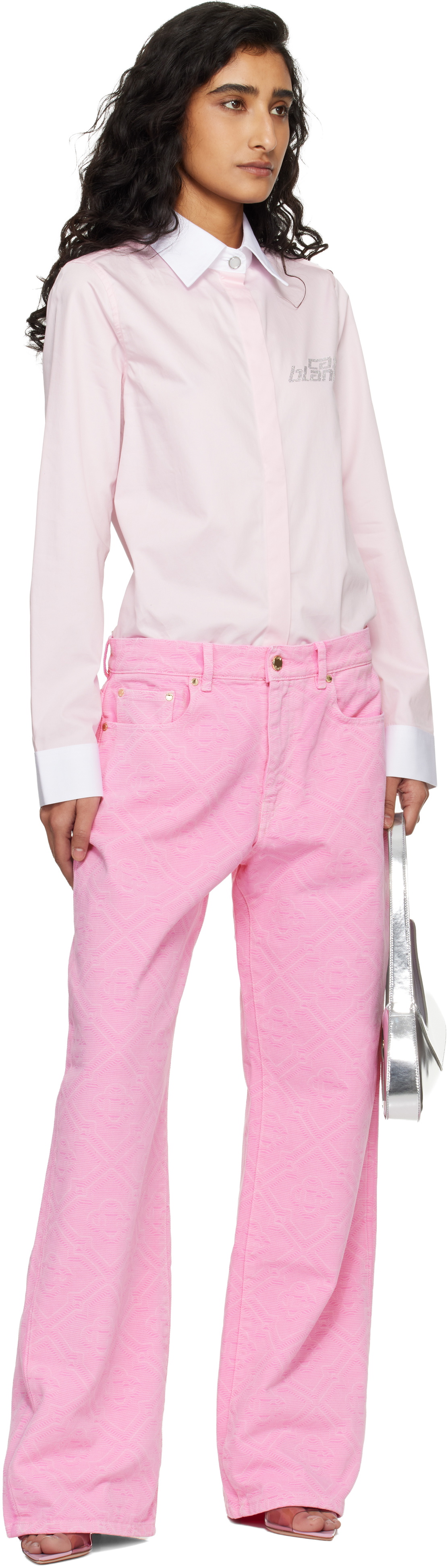 Casablanca Pink Monogram Jeans