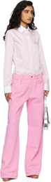 Casablanca Pink Monogram Jeans