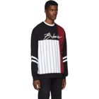 Balmain Multicolor Baseball Sweatshirt