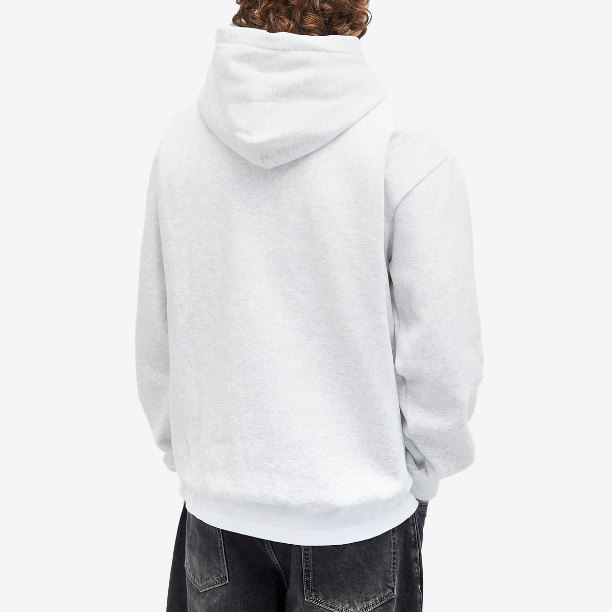 Lo-Fi Men's Art Monkey Hoodie in Ash